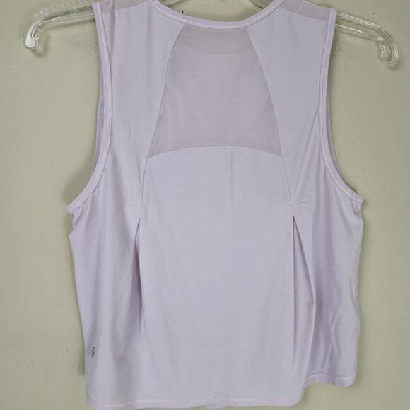 Lululemon Sculpt Cropped Tank Top Mesh Back Lightweight Workout Tank - Picture 5 of 8